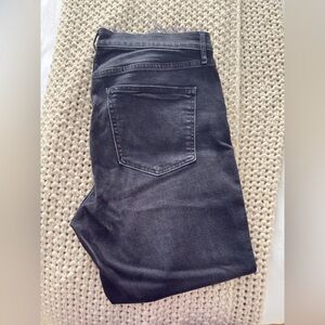 GAP Vintage Slim High Rise Jeans - Dark Gray